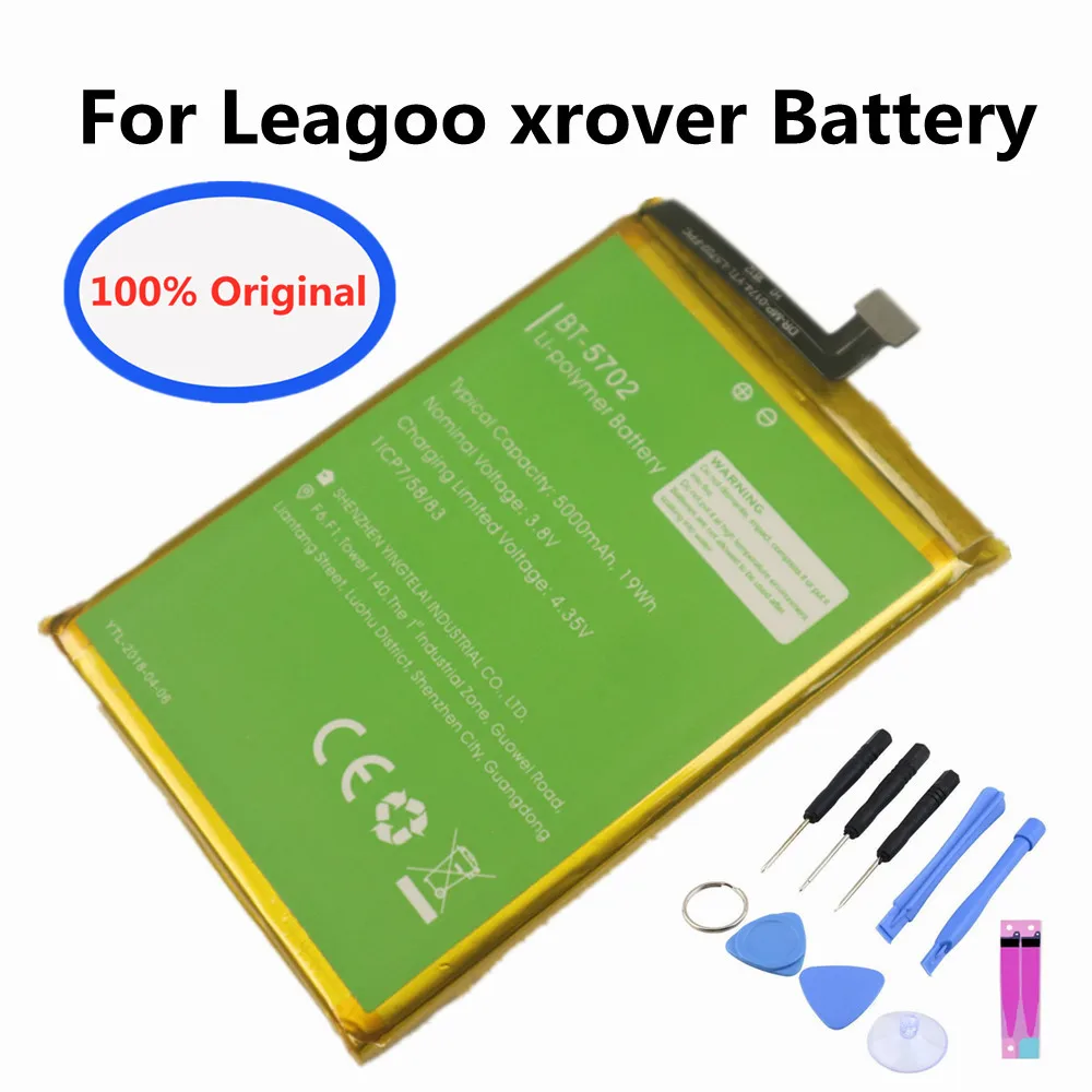 

Оригинальный аккумулятор для смартфона Leagoo xrover BT 5702 BT5702, сменные батареи 5000 мАч + Инструменты