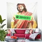 Настенный Гобелен на заказ с изображением Иисуса, гобелен, как мелодия, украшение для гостиной, Декор, гобелены, украшение для дома