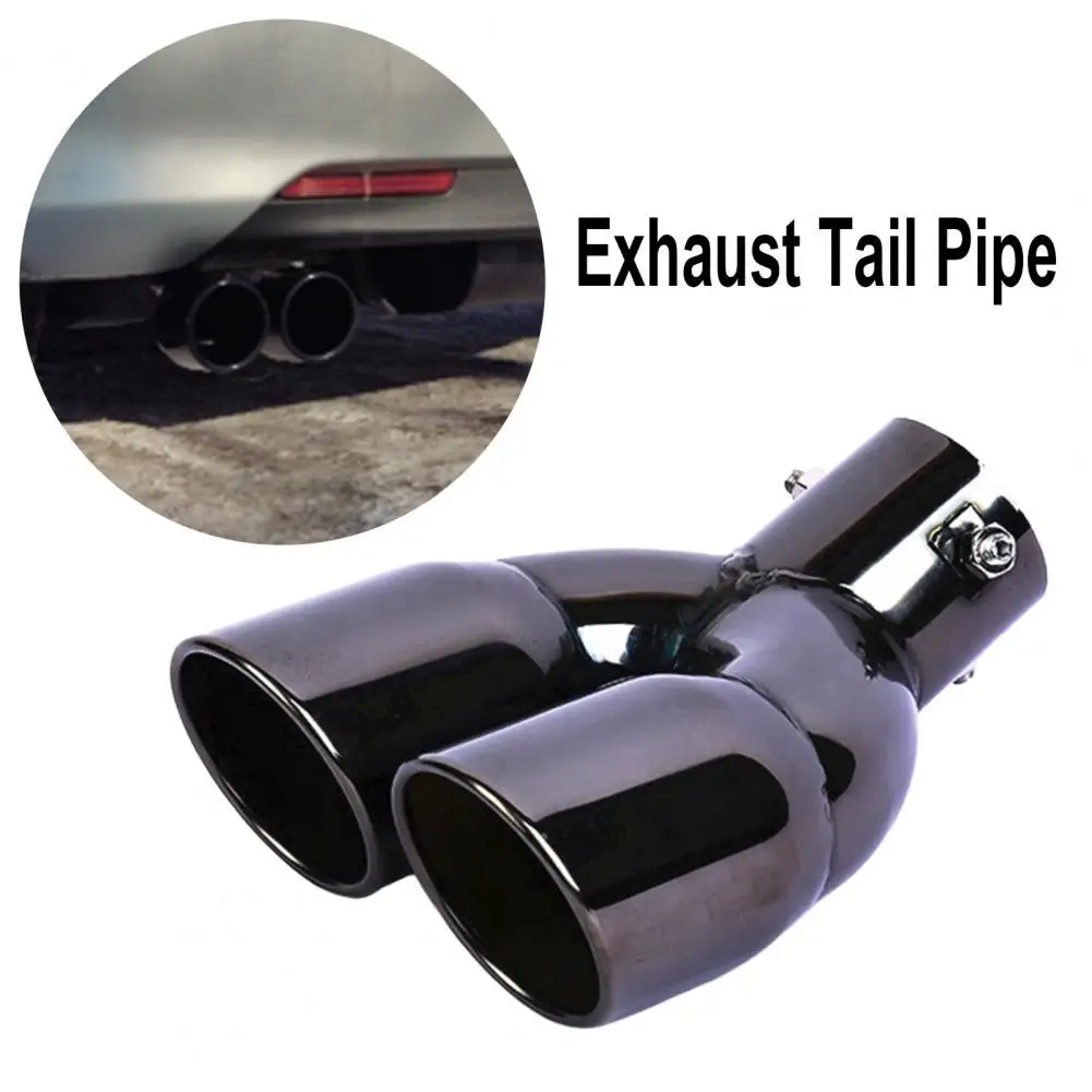 

Exhaust Tip Pipe Durable Exhaust Pipe Curved Exhaust Tip Car Silencer