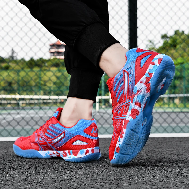 SENAGE Original Men Women Professional Badminton Tennis Volleyball Shoes Boys Girls Children Lightweight Sports Sneakers