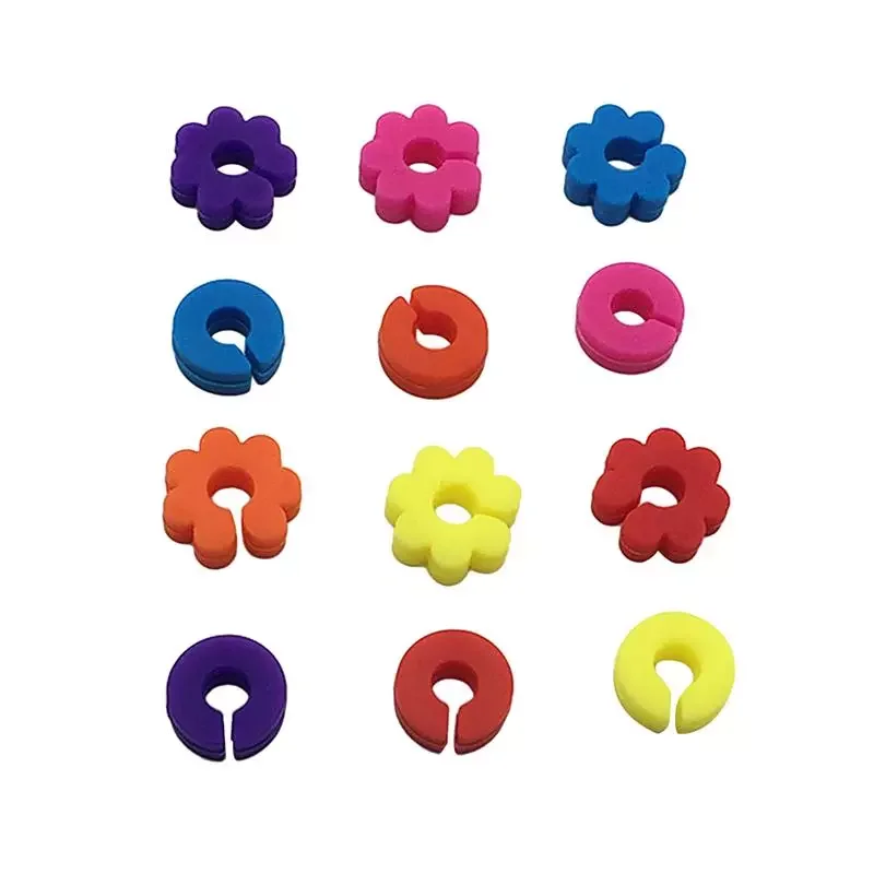 

NEW2022 12Pcs Colorful Silicone Glass Markers Wine Cup Label Personalized Mark Banquet Party Bar Cup Labels (Random Color and St