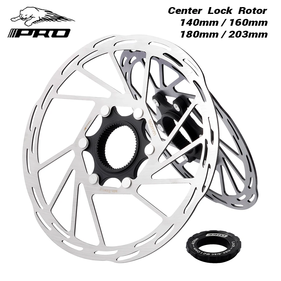 

Тормозной диск IIIPRO Center Lock для велосипеда, ротор тормозного диска 140/160/180/203 мм для дорожного велосипеда, дисковый тормоз с замком, кольцевые тормозные колодки для велосипеда