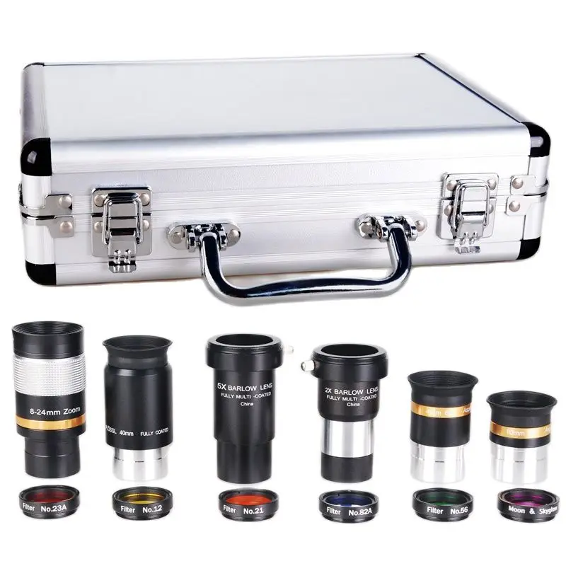Астрономический комплект аксессуаров Telescoop Oculair Линза Барлоу Фильтры Kleuren 1 25
