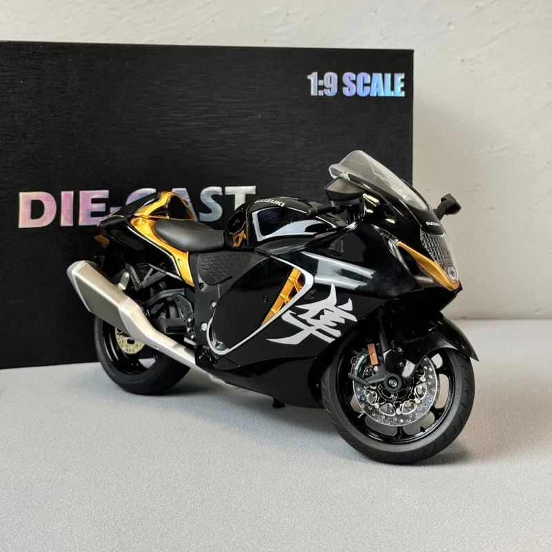 1:9 Suzuki Hayabusa GSX-1300R мотоцикл из сплава литая под давлением модель диванная и легкая