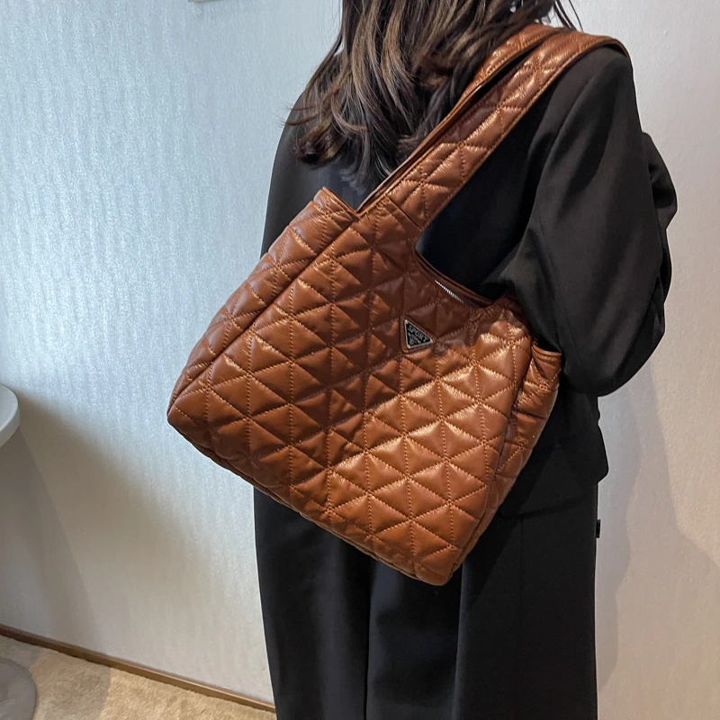 

Large Hobo Bags for Women New 2023 Trend Winter Fashion High Capacity Tote Bag Female PU Leather Shopper Shopping Handbags