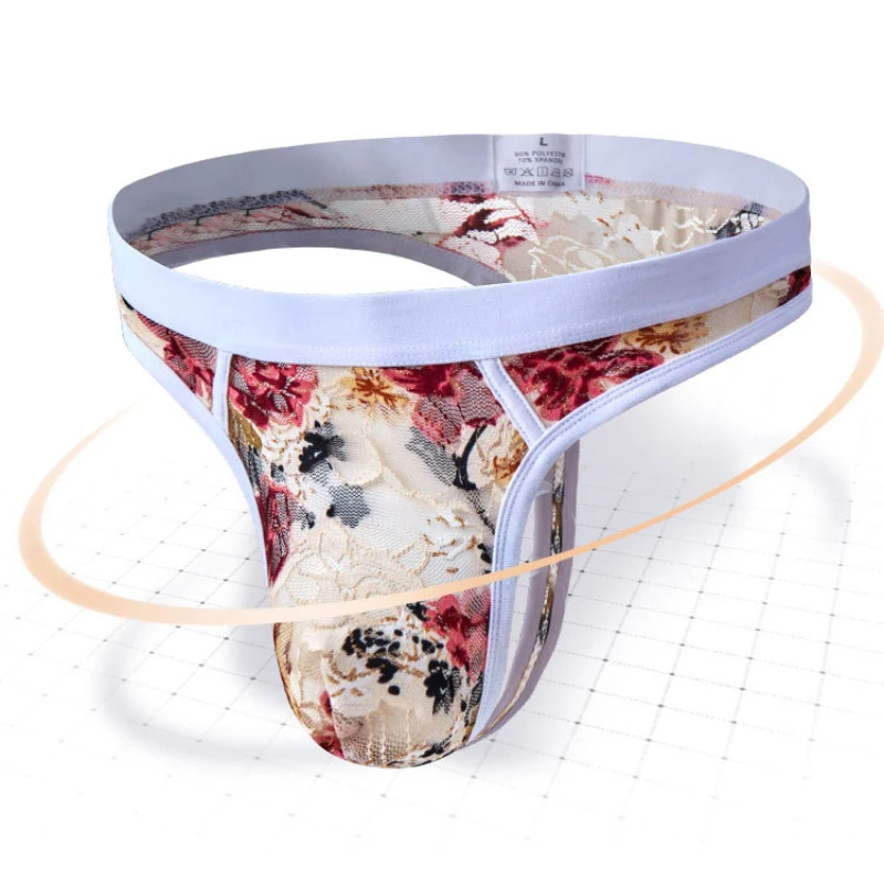 

Эротическое мужское нижнее белье AIIOU, стринги и G-стринги с Т-образной спинкой, сексуальные дышащие трусики брифы, одежда для геев, мужские тр...