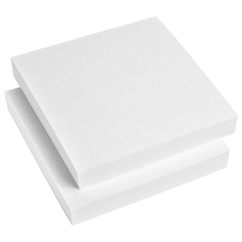 

Practical Cut Away Machine Embroidery Stabilizer Backing 8inchX8inch - 200 Precut Sheets Fits 4X4 and 6X6 Hoops