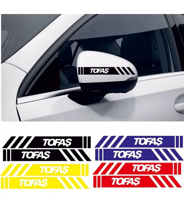 

Tofas Born mirror sticker label ribbon