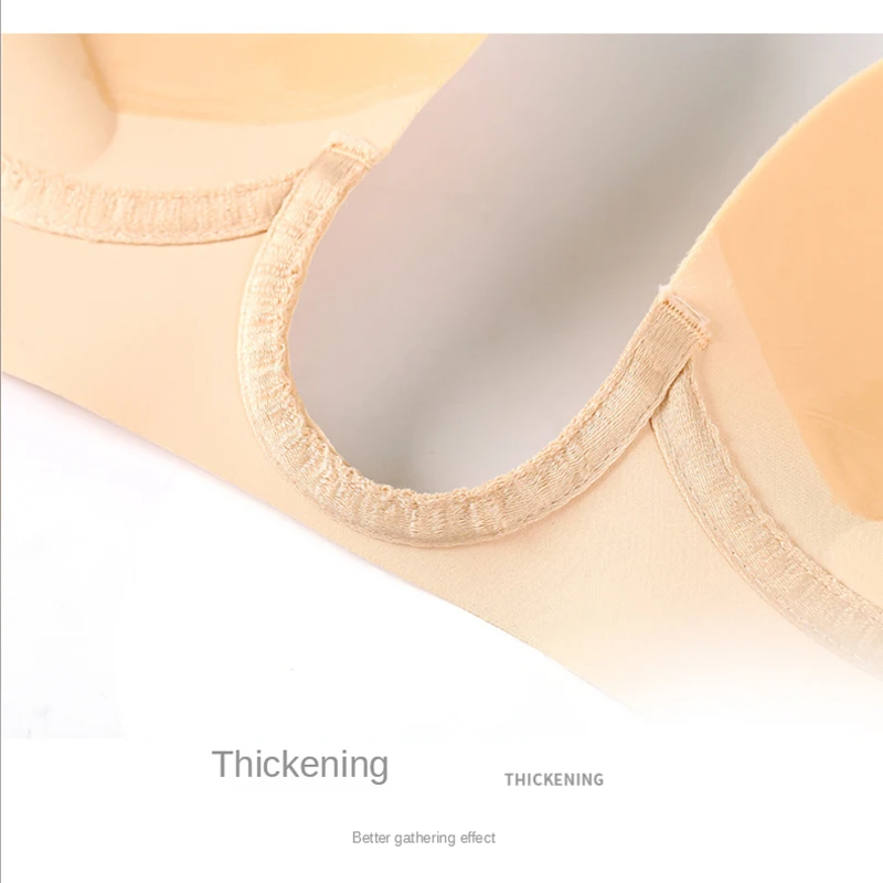 Seamless Sticky Bras Strapless Women Bralette Underwear Bh Comfort Bust Invisible Self Adhesive One Piece Plus Size Brassiere