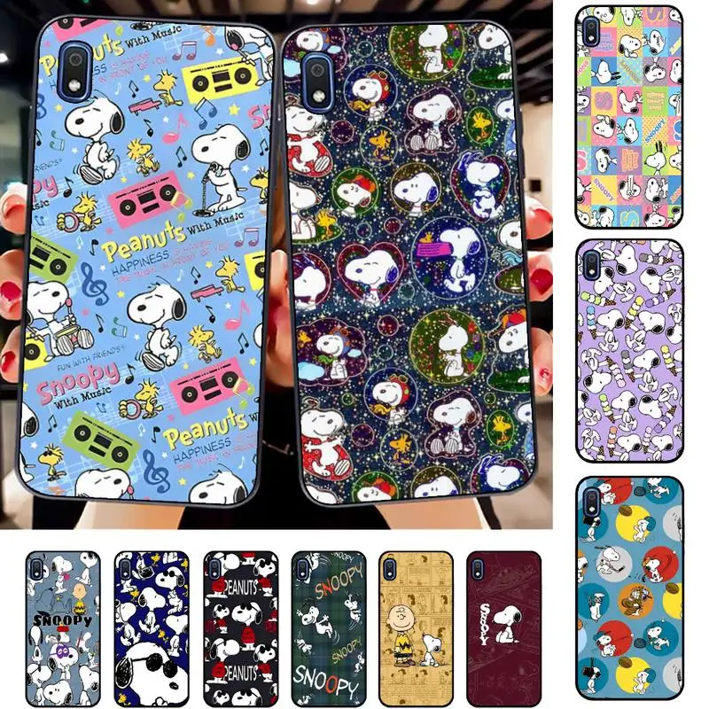

Cartoon-S-Snoopy-Dog Phone Case for Samsung A51 01 50 71 21S 70 31 40 30 10 20 S E 11 91 A7 A8 2018