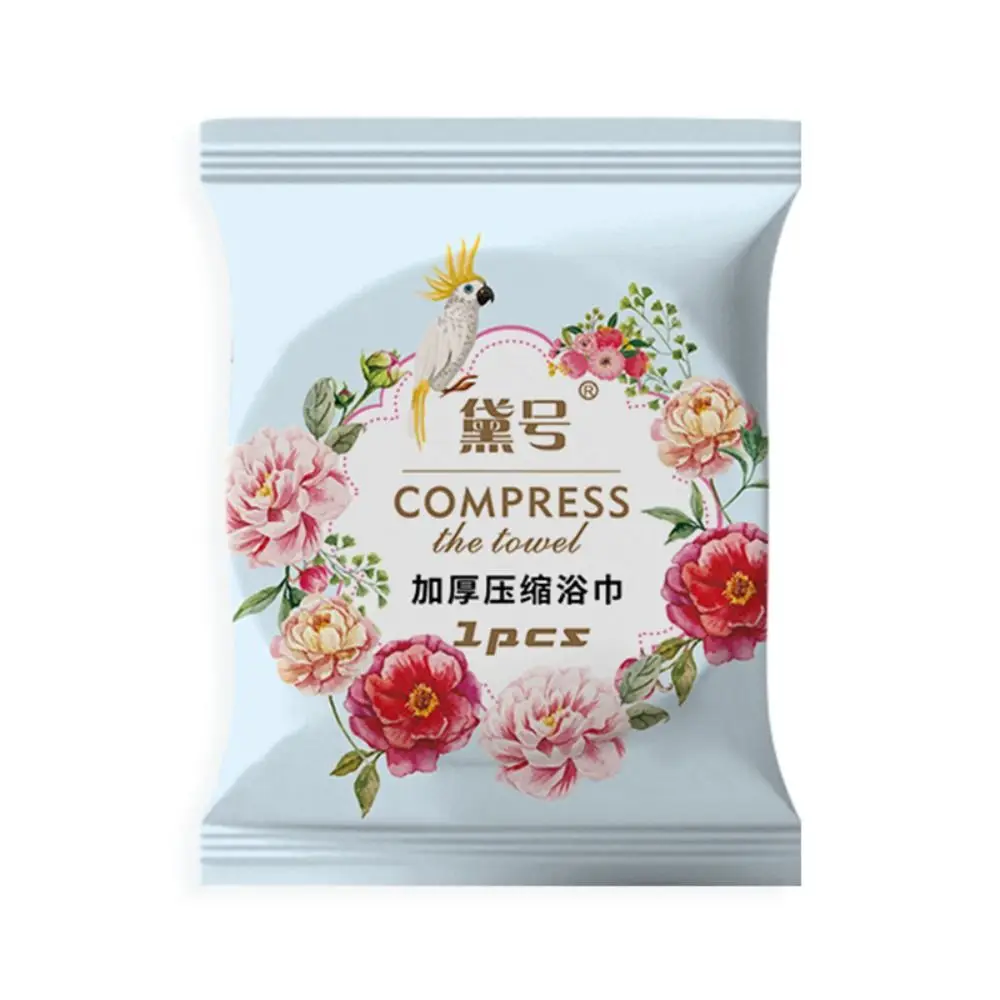 

Сжатое банное полотенце из растительных волокон