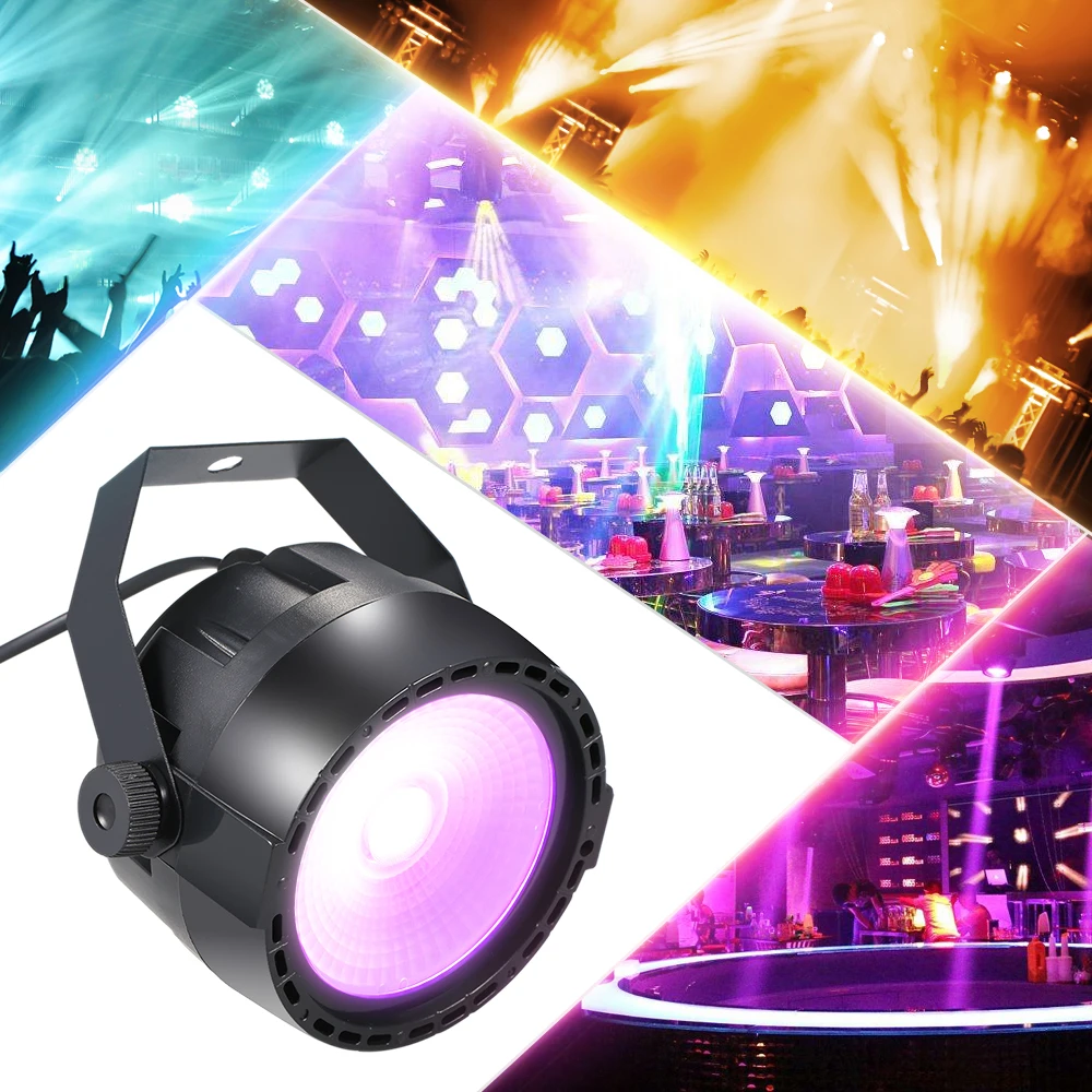Новинка 10 Вт RGB УФ монолитный блок светодиодов беспроводной пульт дистанционного
