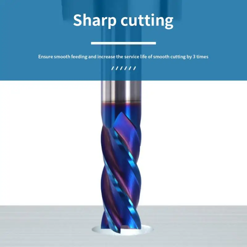 Концевая фреза с четырьмя краями вольфрамовый стальной Фрезерный резак