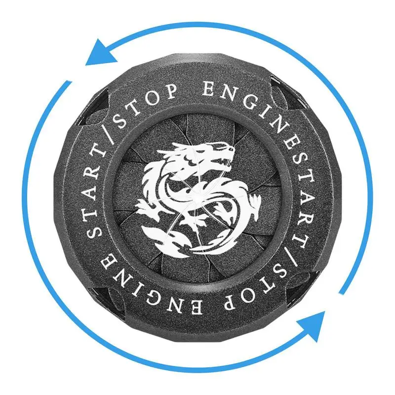 

Поворотный нажимной крышка кнопки запуска двигателя, крышка кнопки зажигания, универсальная защитная крышка вращающегося зажигания, кольц...