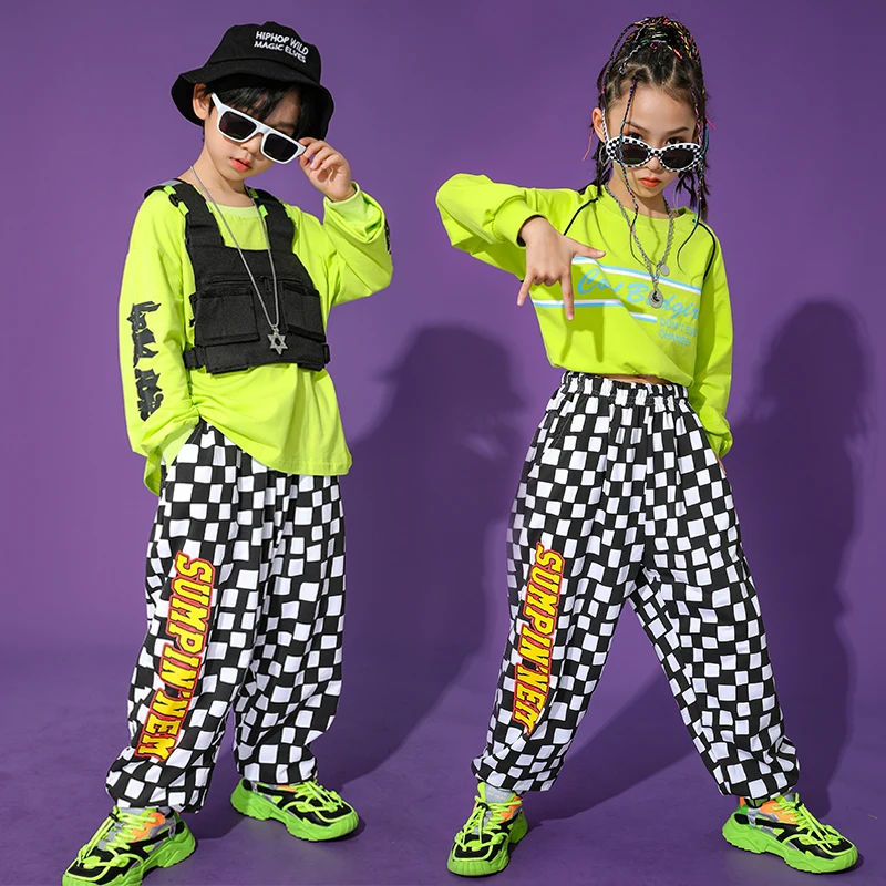 Комплект для мальчиков и девочек из 2 предметов в стиле хип-хоп | Детская одежда