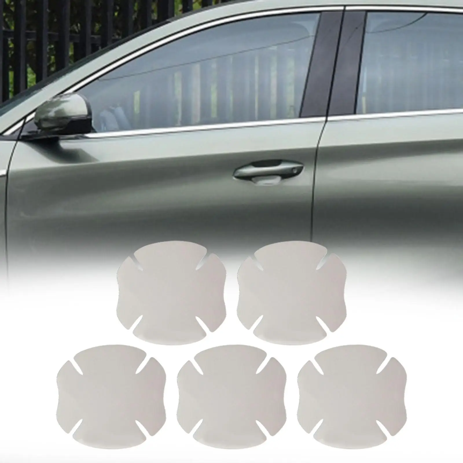 

5 Pieces Automotive Car Door Handle Cup Scratch Protectors Prevent Paint
