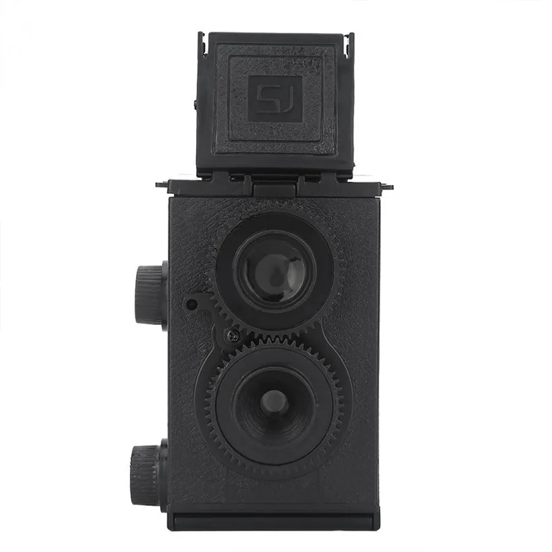 Фотокамера 35 мм с двойным объективом Монокуляр отражением в стиле ретро