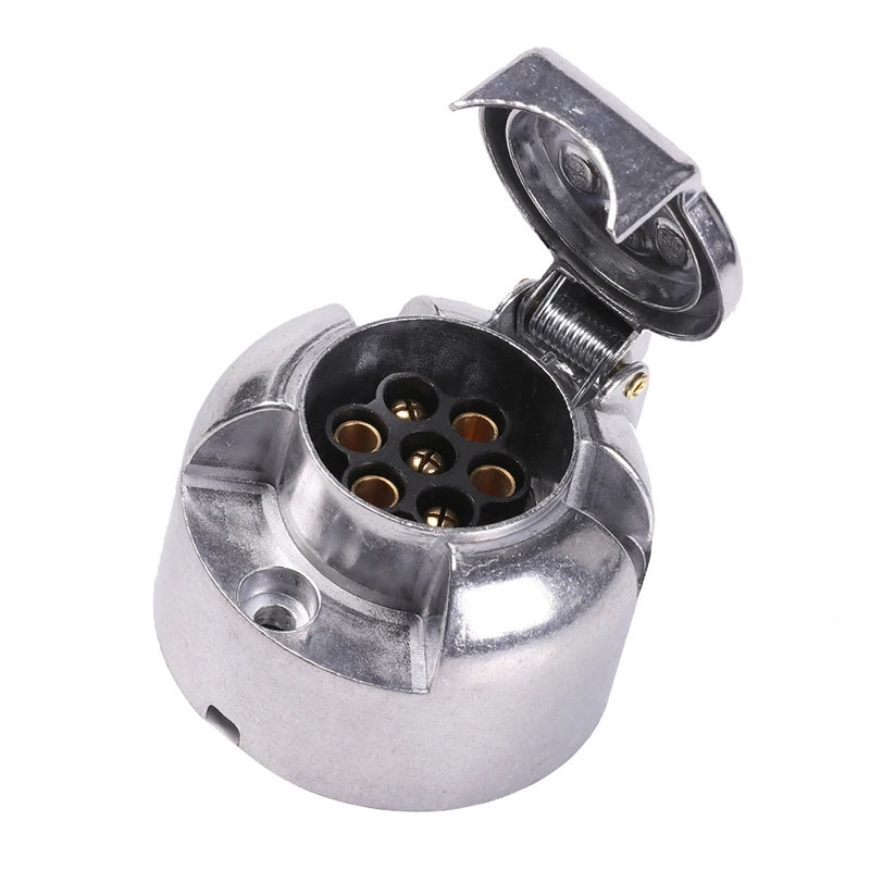 7-контактный буксировочный прицеп металлический алюминиевый сплав 12 В Круглый