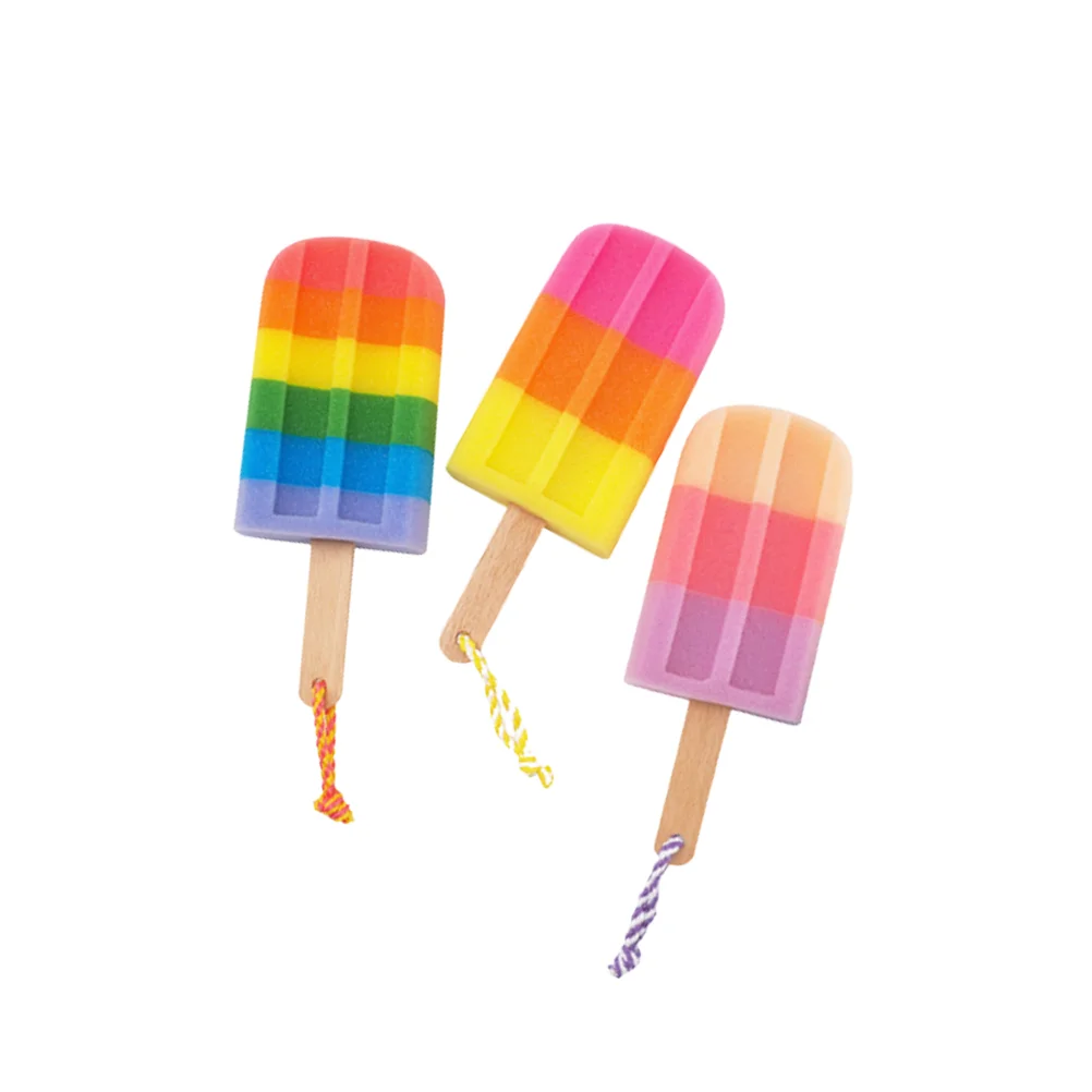 

3 шт., силиконовые губки для душа