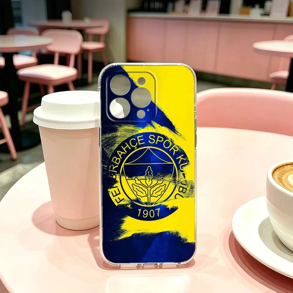 Фото Чехол для телефона 1970 T-Turkey F-Fenerbahce FC для iPhone 17, 16, 15, 14, 13, 12, 11 Plus, Pro Max, мягкий прозрачный чехол №4