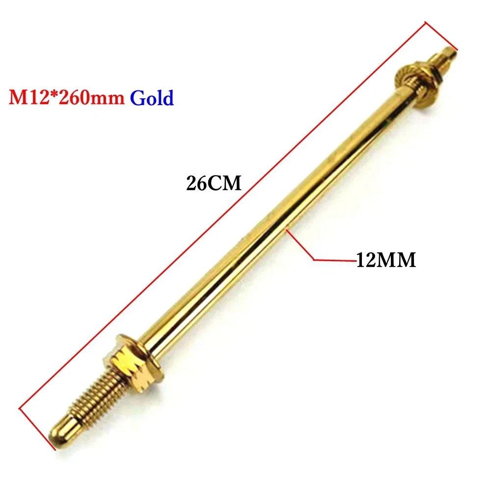 

Универсальная передняя ось колеса M10/12x220-360 мм для мотоциклов и электроскутеров, подходит для Honda, Yamaha, Cygnus-X, BWS, RSZ, Niu, Dirt Bike