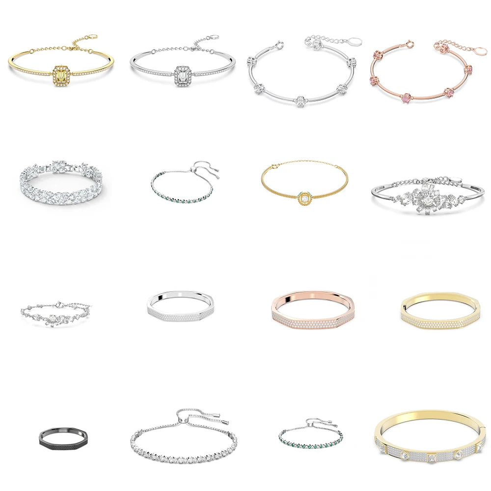 

Cute Chain & Link Zircon Bracelet for Women with Sparkling Charms jewelry tennis bracelet charm bracelet women bracelet