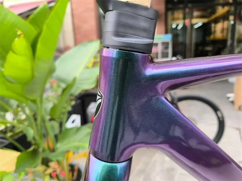 TWITTER C4 ultra-clear aluminum alloy road frame disc brake 12*142mm' barrel axle + carbon fiber fork seatpost