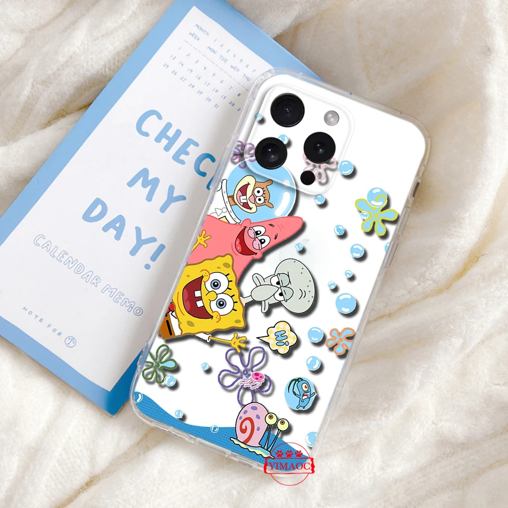 Мягкий чехол B27 SpongeBob SquarePants для LG K71 K8 Plus K9 Lite Q510 K92 Q92 Stylo 6 7 V40 V50 V60 Velvet G9 X4 Q61 Q60