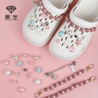 novel single sale jewelry shoe accessories diamond chain shoe decoration fit croc jibz kids x mas gifts
