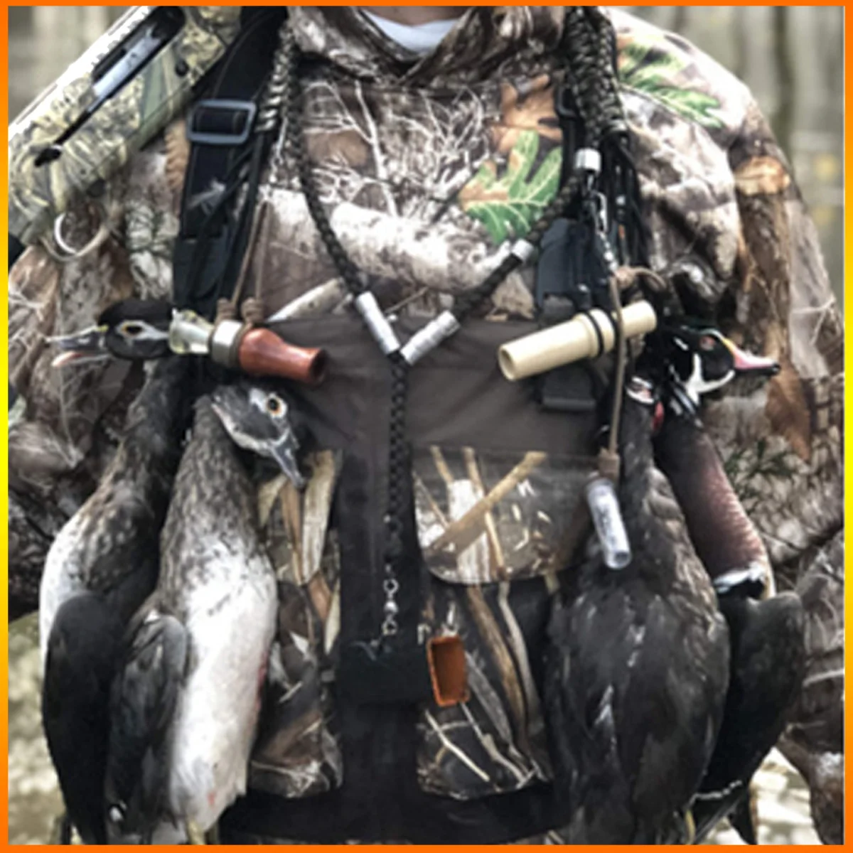 Охотничий ремень для курицы утки и кролика паракорд 12 капель скользящее кольцо -