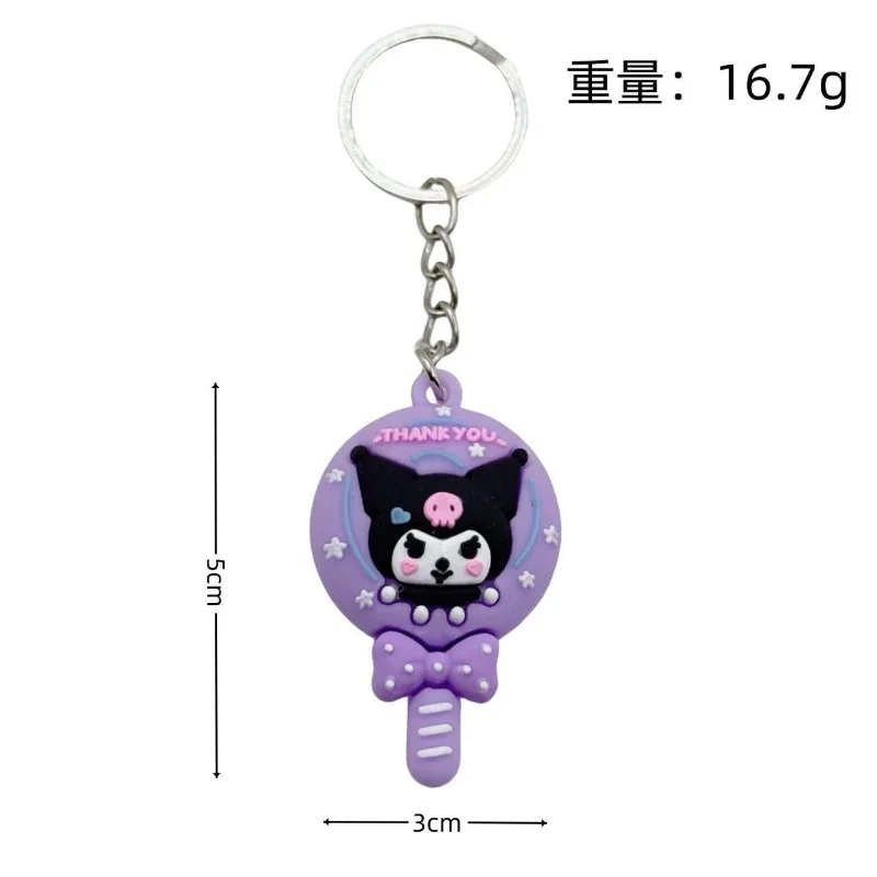 Милый набор брелоков-леденцов Sanrio, очаровательные фигурки-конфетки с бантиками, мягкий ПВХ-брелок в подарок для девочек. (art.: 3920dd0f9a079) - 3920dd0f9a079