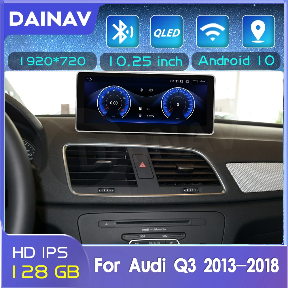 

Android 10 128 ГБ 2 Din стерео приемник Автомобильная GPS-навигация мультимедийный DVD-плеер для Audi Q3 2013-2018 автомобильное аудио Радио стерео