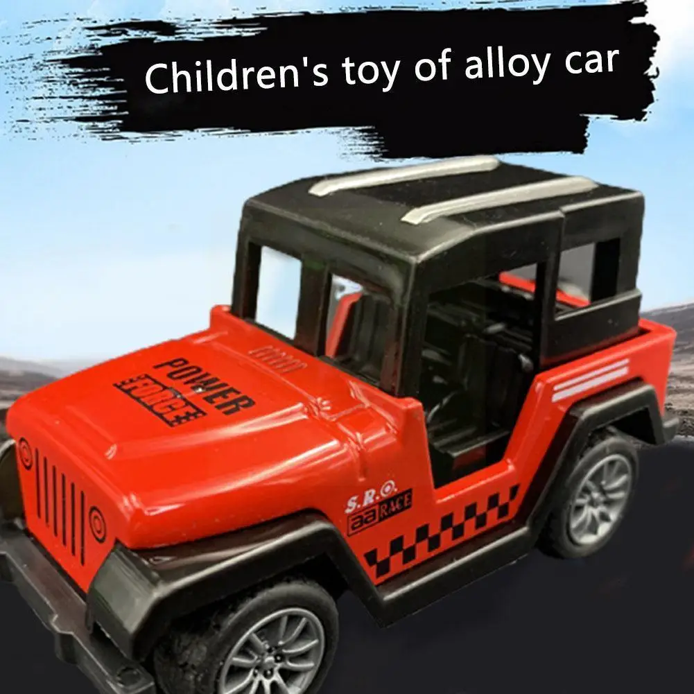 

Baby Children's Off-road Vehicle Toy Model Fashion Pull Random Color Alloy Back Car New D3x5