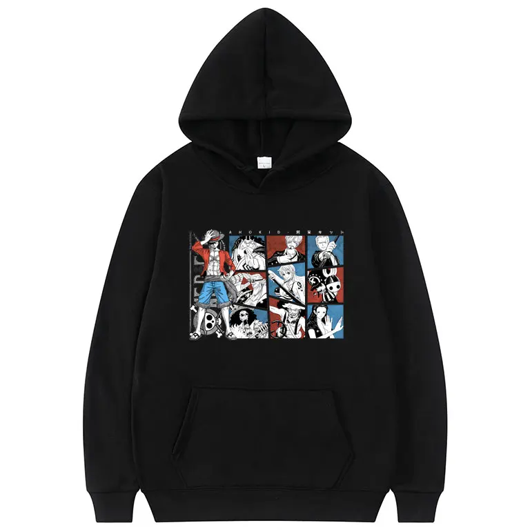 

Funny Anime One Piece Graphic Print Hoodies Roronoa Zoro Luffy Hoodie Tops Men Women Harajuku Sweatshirt Man Coat Sweatshirts