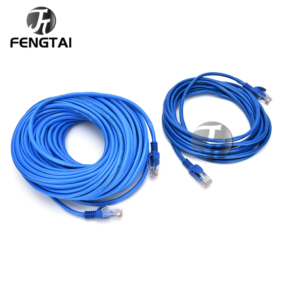 Ethernet Cable RJ45 Cat6 Lan Cable RJ 45 UTP Network Cable for Cat6 Compatible Patch Cord 50m20m for Modem Router Cable Ethernet