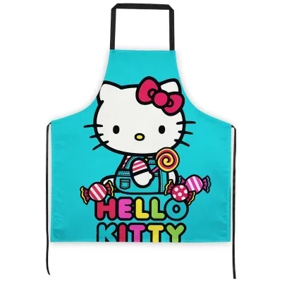 Sanrio Hello Kitty кухонный бытовой фартук для женщин и детей маслостойкий