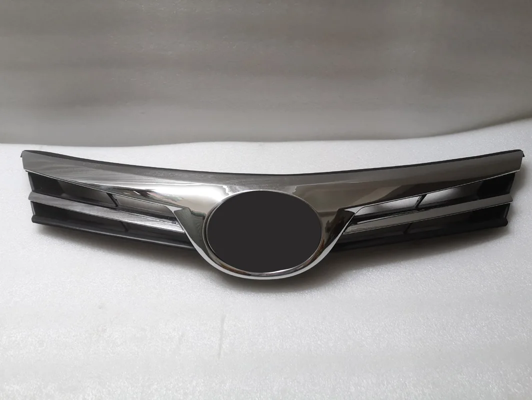 

For 2017-2018 Toyota Corolla Silver Upper Front Bumper Mesh Grille Grill 1PC