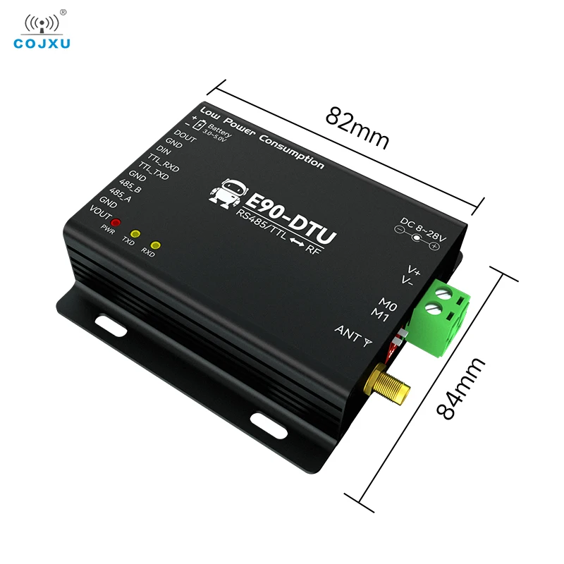 COJXU LoRa Wireless RS485 TTL to RF Digital Transmission Radio Modbus 433MHz E90-DTU(400SL30L) Low Power 30dBm 10KM Watchdog