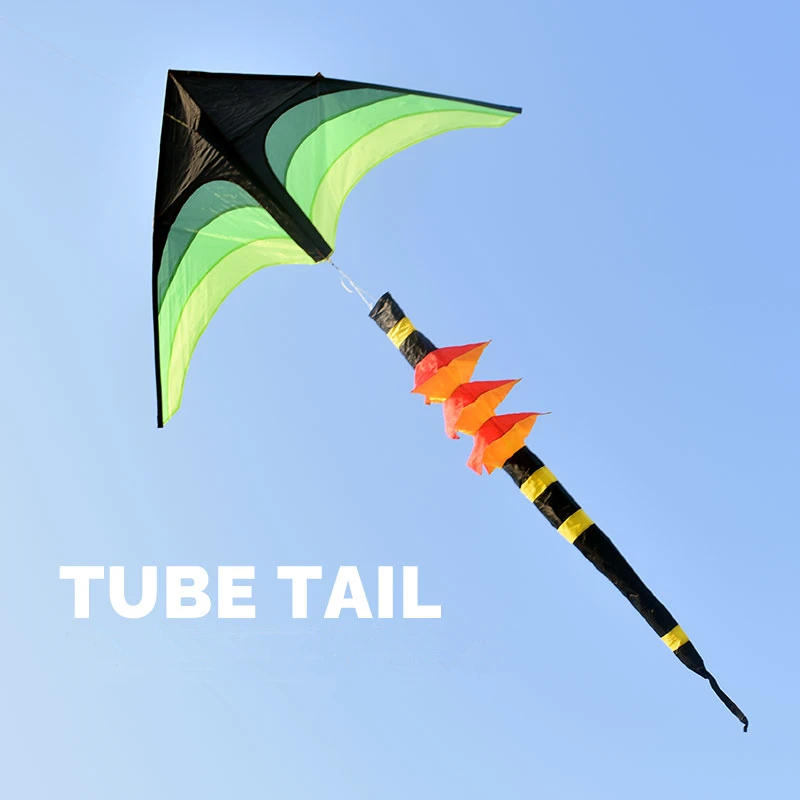 

free shipping 3d kite tails rainbow windsock kite flying outdoor sport beach for adults kite nylon fabric kites Snow sled air