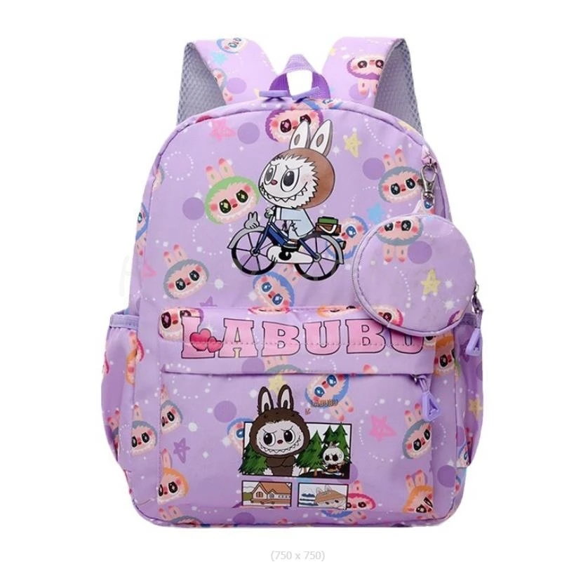 Милая дорожная сумка с принтом Labubu для детского сада водонепроницаемая 3D