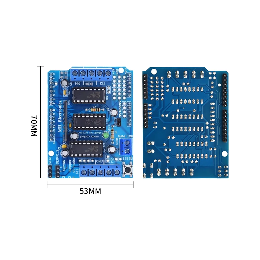 1 шт. L293D щиток драйвера двигателя для Arduino UNO MEGA2560 4-канальная плата привода