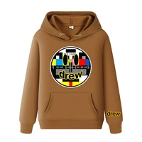 drew brand men hoodies casual sweatshirts hoodie men womens sweatshirt justin bieber smiley hip hop unisex hoody tops 19 colors