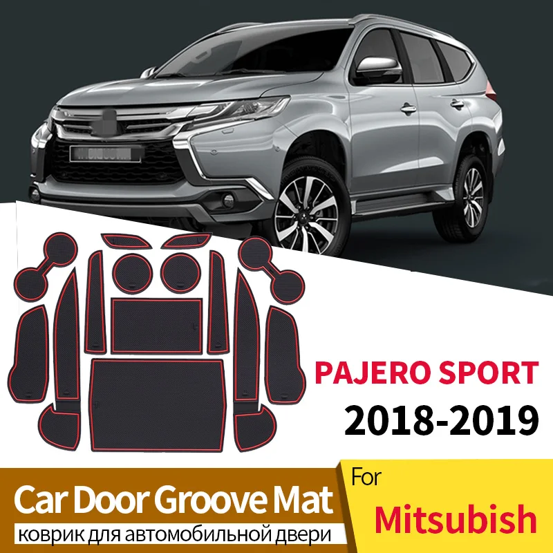

Car Door Slot Gasket For Mitsubishi PAJERO SPORT 2015-2017 Silicone Anti-dirty Water Proof Tools Non-slip Coaster Interior