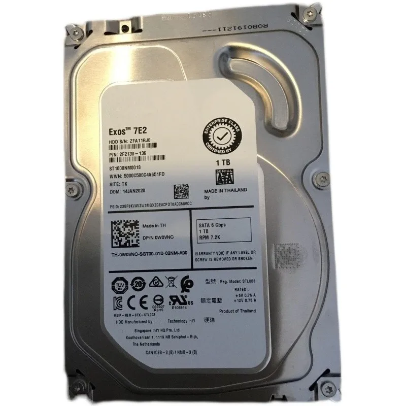 

Жесткий диск W0VNC 0W0VNC 1T SATA ST1000NM0018 3,5 'HDD