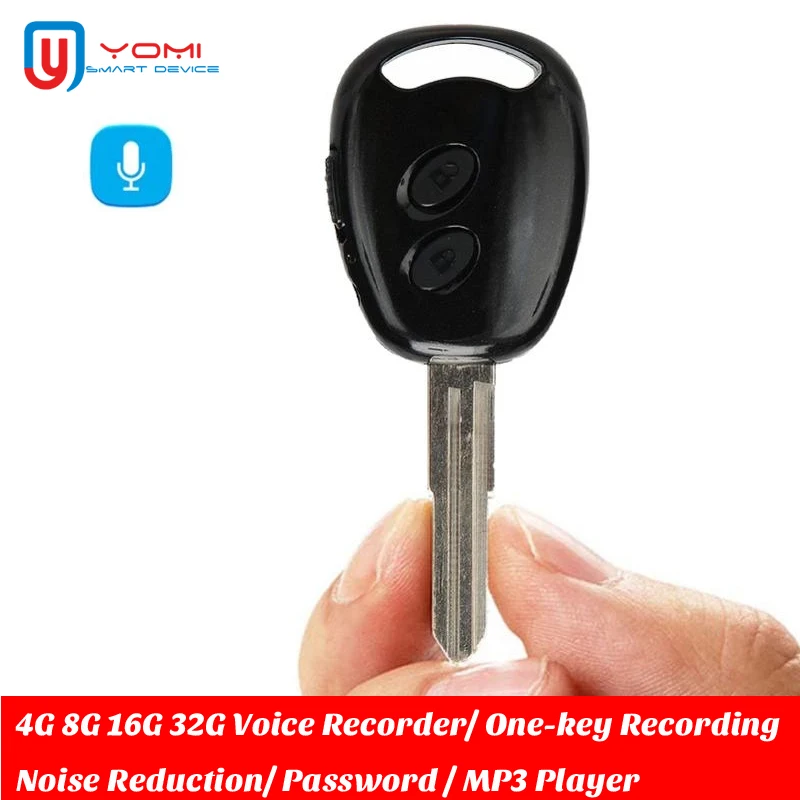 

Mini Voice Recorder Professional HD Remote Noise Reduction Password Protective Dictaphone with Voice MP3 Player Audio Recorders