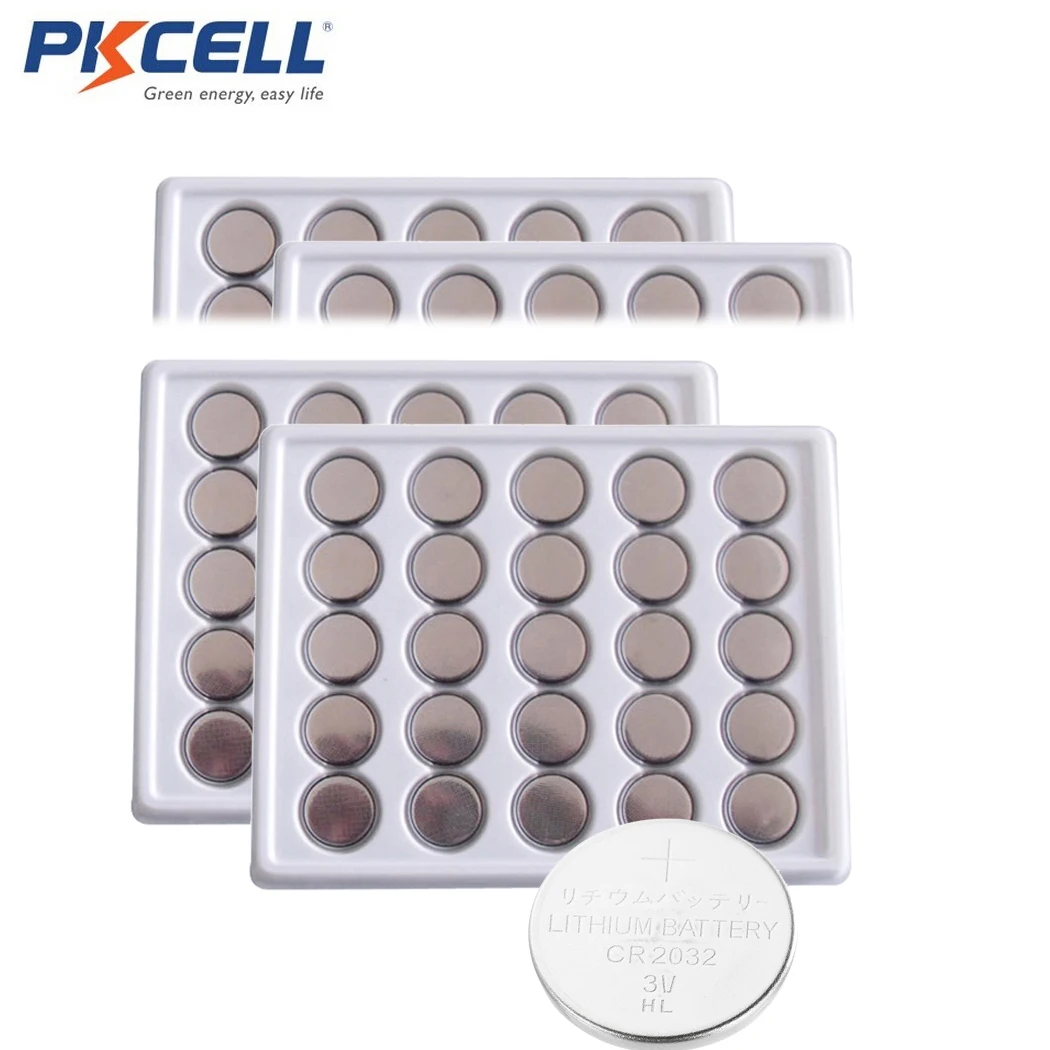 

5000pcs BR2032 DL2032 ECR2032 Coin Cell CR2032 3V Button Batteries Lithium Battery CR 2032 for Remote Watch Electronic Toys
