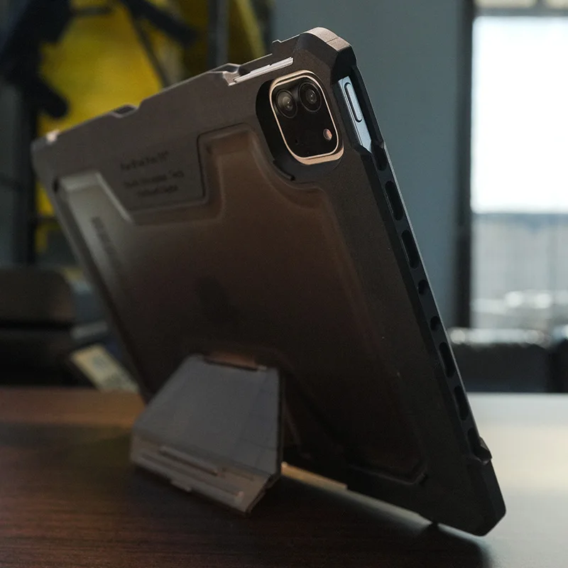 Фото FATBEAR [для Apple iPad Air 6 11 дюймов 13 дюймов M2 2024] тактический военный класс Прочный противоударный армированный буфер мягкий чехол №2