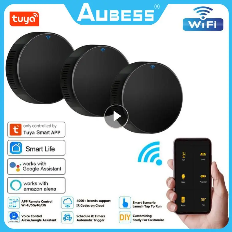 

Универсальный пульт дистанционного управления Tuya WiFi RF IR, приборы RF, приборы Smart Life, приложение для голосового управления через Alexa Google Home