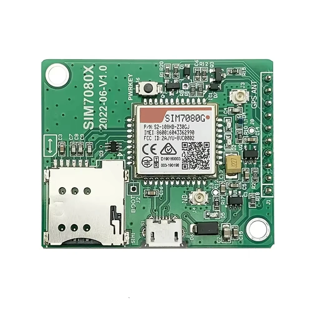 Фото Плата разработки модуля SIMCOM SIM7080G Breakout Multi-Band CAT-M и NB-IoT со встроенной антенной CA-L01 4G CAT1 CA-G01 GNSS №3