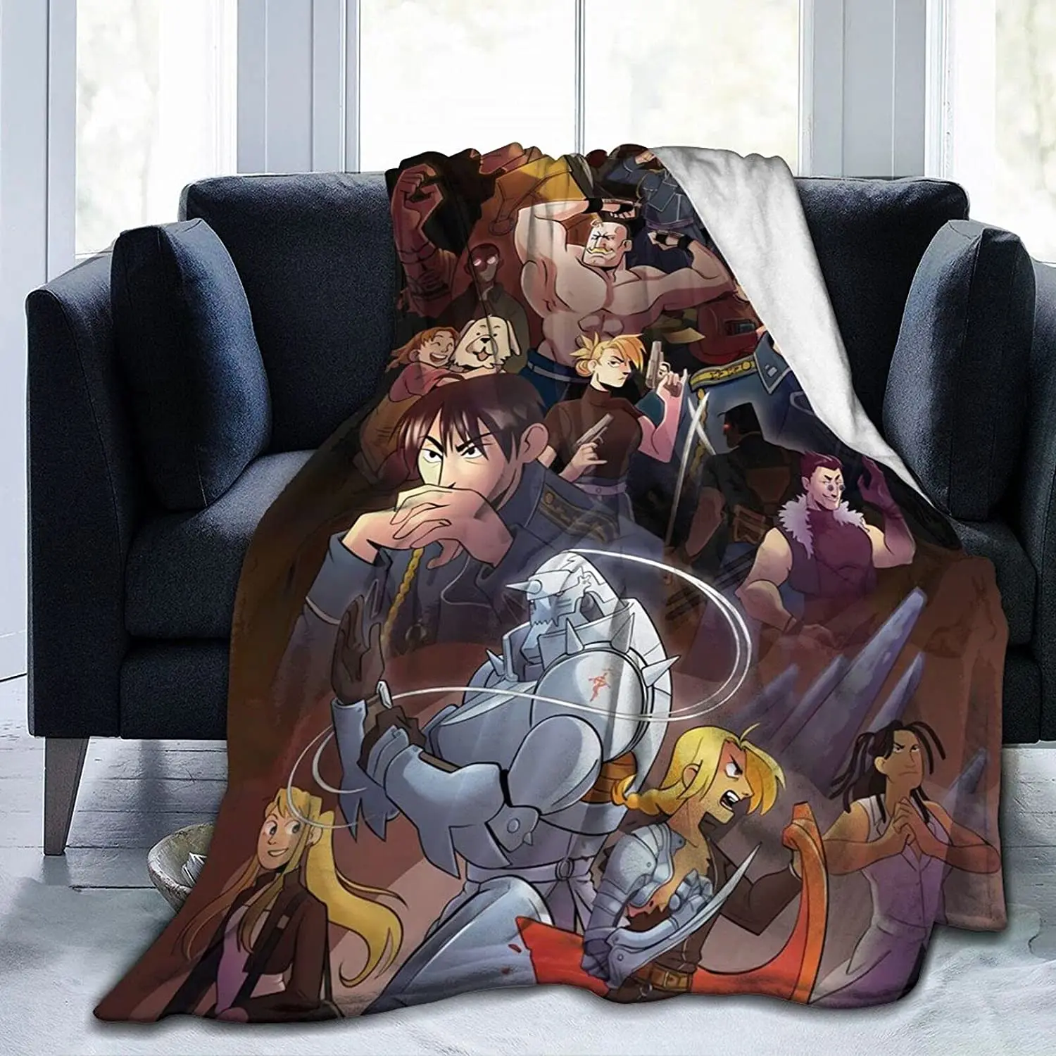 

Shou Tucker Fluffy Soft and Comfortable Blanket, Anime Warm Embrace of Sympathy
